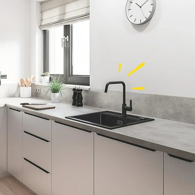 Kuchyňská baterie GROHE Start, výška baterie: 228 mm, černá - A Kuchyňská baterie GROHE Start, výška baterie: 228 mm, černá - A
