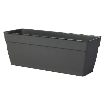 Květináč Ninfea, set 4 ks, 57 x 17 x 17,4 cm, antracitová - B Květináč Ninfea, set 4 ks, 57 x 17 x 17,4 cm, antracitová - B