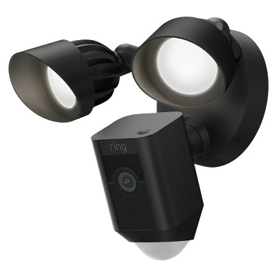 Kabelový reflektor RING Floodlight Cam Wired Plus, 1 920 x 1 080 pixelů (Full HD), černá - B