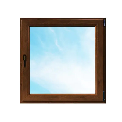 Plastové okno Standard OS 1, P, 60 × 60 cm, dvojsklo, pravé, dub zlatý - A