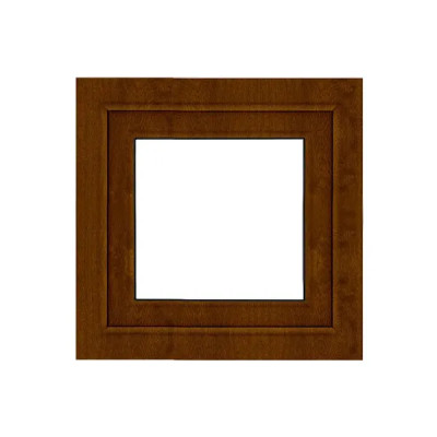 Plastové okno Standard OS 1, P, 60 × 60 cm, dvojsklo, pravé, dub zlatý - A