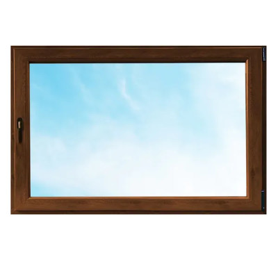 Plastové okno Standard OS 1, L, 90 × 60 cm, dvojsklo, levé, dub zlatý - A Plastové okno Standard OS 1, L, 90 × 60 cm, dvojsklo, levé, dub zlatý - A