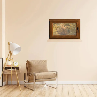 Plastové okno Standard OS 1, L, 90 × 60 cm, dvojsklo, levé, dub zlatý - A Plastové okno Standard OS 1, L, 90 × 60 cm, dvojsklo, levé, dub zlatý - A