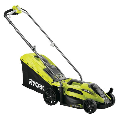 Elektrická sekačka na trávu RYOBI RLM13E33S, 1 300 W, šířka sečení: 33 cm - A Elektrická sekačka na trávu RYOBI RLM13E33S, 1 300 W, šířka sečení: 33 cm - A