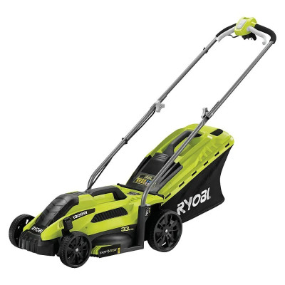 Elektrická sekačka na trávu RYOBI RLM13E33S, 1 300 W, šířka sečení: 33 cm - A Elektrická sekačka na trávu RYOBI RLM13E33S, 1 300 W, šířka sečení: 33 cm - A