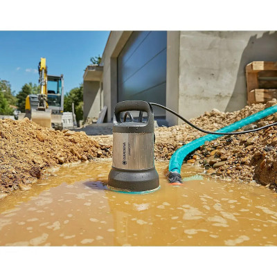 Čerpadlo na špinavou vodu GARDENA 25000, 1 100 W, max. průtok: 25 000 l/h - A