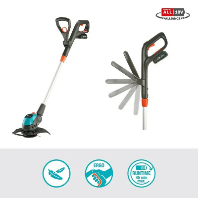Aku vyžínač GARDENA Power for All 18V EasyCut, 18 V, 2 Ah, Li-ion, 1 baterie - B Aku vyžínač GARDENA Power for All 18V EasyCut, 18 V, 2 Ah, Li-ion, 1 baterie - B