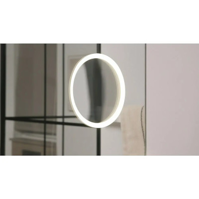 Zrcadlo DSK s podsvícením, stříbrný lesk 2.0, 120 x 70 cm - A