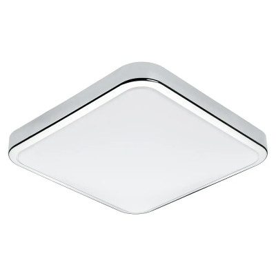 LED stropní svítidlo Manilva 1, 29 x 29 x 7 cm, bílá/chrom - B LED stropní svítidlo Manilva 1, 29 x 29 x 7 cm, bílá/chrom - B