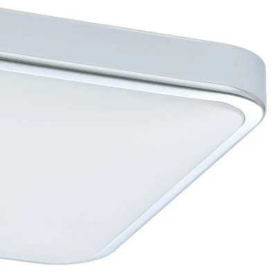 LED stropní svítidlo Manilva 1, 29 x 29 x 7 cm, bílá/chrom - B LED stropní svítidlo Manilva 1, 29 x 29 x 7 cm, bílá/chrom - B