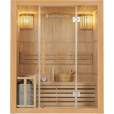 Sauna Tampere 32008, 4,5 kW, 150 x 110 x 190 cm - B Sauna Tampere 32008, 4,5 kW, 150 x 110 x 190 cm - B