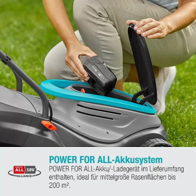 copy of Aku sekačka na trávu GARDENA Power for All 18V PowerMax 32/18V, 18 V, 1 baterie, 4 Ah - A copy of Aku sekačka na trávu GARDENA Power for All 18V PowerMax 32/18V, 18 V, 1 baterie, 4 Ah - A