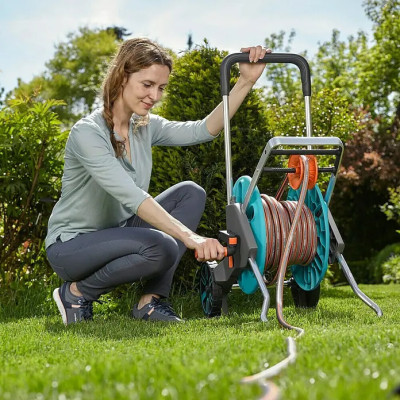 Vozík na hadici GARDENA CleverRoll M Easy, kapacita hadice: 60 m, 13 mm (½″) - N