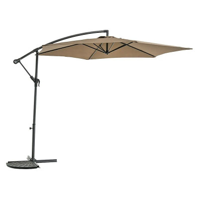 Konzolový slunečník Toscana, taupe, průměr: 300 cm - B Konzolový slunečník Toscana, taupe, průměr: 300 cm - B