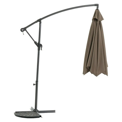 Konzolový slunečník Toscana, taupe, průměr: 300 cm - B Konzolový slunečník Toscana, taupe, průměr: 300 cm - B