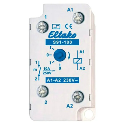 Impulzní spínač Eltako S91-100-230V, set 4 ks, 1 rozpínací kontakt, 250 V - N