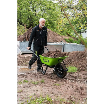 Bateriový trakař ZIPPER ZI-EWB500LI, 75 l, ocel, nosnost: 150 kg - A