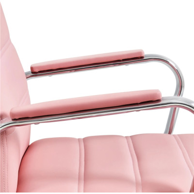 Ergonomická otočná manažerská židle 591884 pink, 130 kg, růžová - A