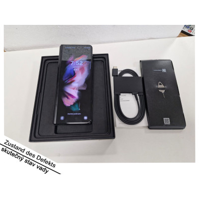Chytrý telefon SAMSUNG Galaxy Z Fold3 (SM-F926BZKDEUB), 5G, 12GB/256GB, 2208 x 1768, černý - A