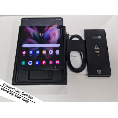 Chytrý telefon SAMSUNG Galaxy Z Fold3 (SM-F926BZKDEUB), 5G, 12GB/256GB, 2208 x 1768, černý - A