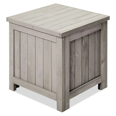 Zahradní úložný box Butenkist HILLE, 45 x 45 x 45 cm, dřevo - A