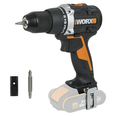 Aku vrtačka/šroubovák WORX PowerShare 20V WX102.9, 2 Ah, 60 Nm, BEZ BATERIE - A