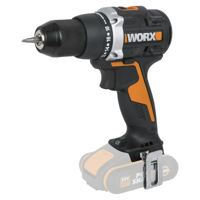 Aku vrtačka/šroubovák WORX PowerShare 20V WX102.9, 2 Ah, 60 Nm, BEZ BATERIE - A