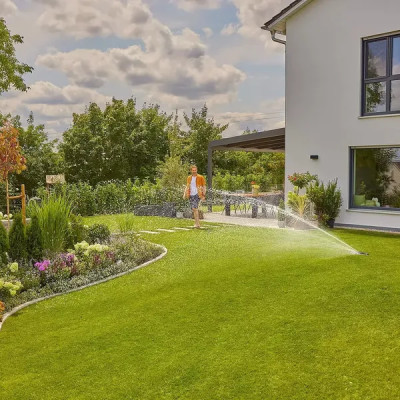 Automatický zavlažovací systém GARDENA AquaPrecise Pipeline, základní sada - A