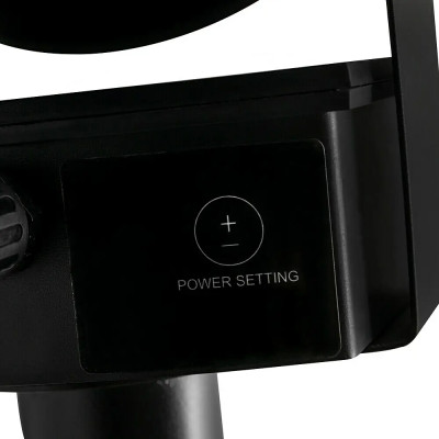 Infračervený ohřívač HOBERG, 800 W - 2 000 W, IPX4, černý - A