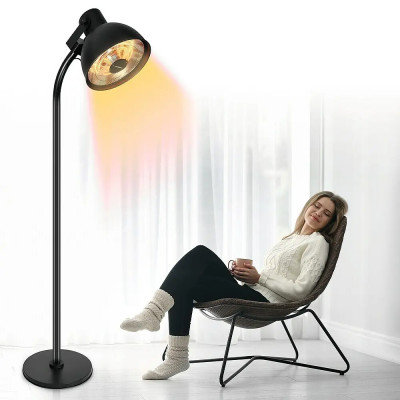 Infračervený ohřívač HOBERG, 800 W - 2 000 W, IPX4, černý - A