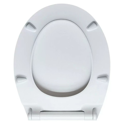 WC sedátko Bemis Slim, bílé, s tlumeným zavíráním - N