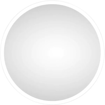 Zrcadlo s LED osvětlením Silver Space, ø 60 cm - A