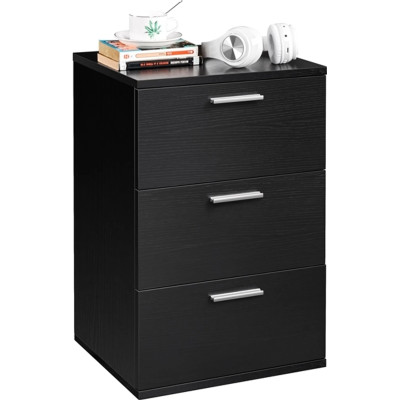 Noční stolek 612517 black, černý, nosnost 30 kg - B