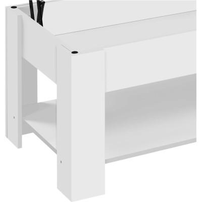 copy of Konferenční stolek 614136 white, s úložnými přihrádkami - B