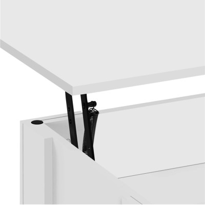 copy of Konferenční stolek 614136 white, s úložnými přihrádkami - B