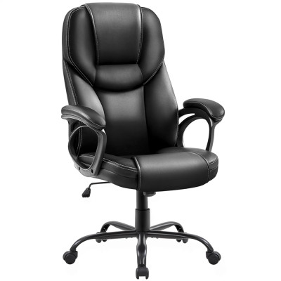 Kancelářská židle 613890 black, černá, houpací funkce, do 136 kg - N