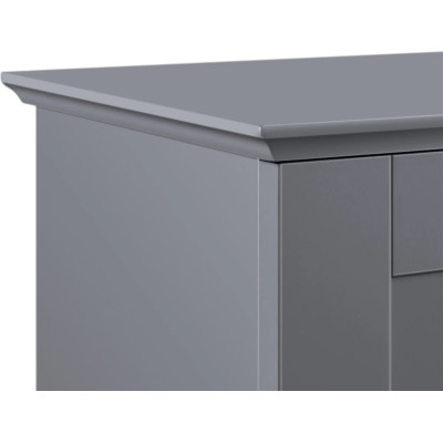 Nástěnná koupelnová skříňka 591745 dark gray, 35 x 20,7 x 55 cm - B