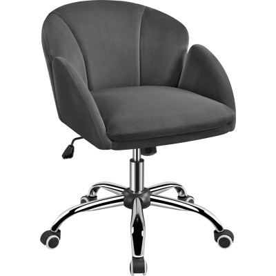 Kancelářská židle 592424 dark gray, do 136 kg, s područkami - N