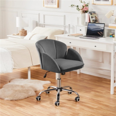 Kancelářská židle 592424 dark gray, do 136 kg, s područkami - N