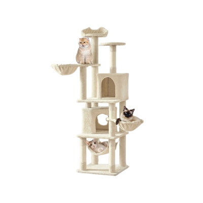 Škrabadlo pro kočky 613553 beige, XXL, 175 cm, béžové - B