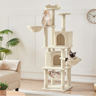 Škrabadlo pro kočky 613553 beige, XXL, 175 cm, béžové - B