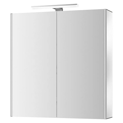 Zrcadlová skříňka Jokey, s LED osvětlením, hliník - B