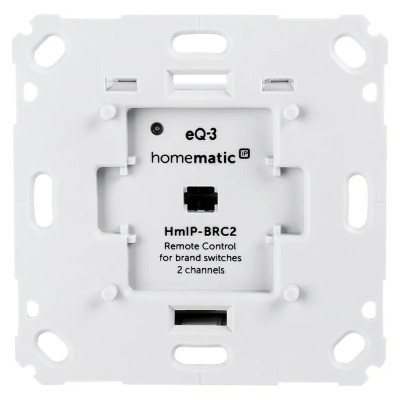 Bezdrátový nástěnný vypínač Homematic IP HmIP-BRC2, 2cestný, zapuštěný, 230 V - A