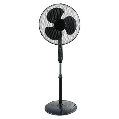Stojanový ventilátor, černá, 40 cm, 127 cm - A