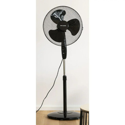 Stojanový ventilátor, černá, 40 cm, 127 cm - A