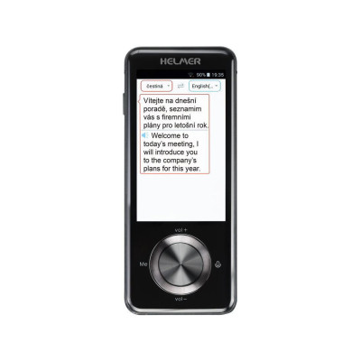 Diktafon HELMER OTR 211, inteligentní hlasový překladač - A Diktafon HELMER OTR 211, inteligentní hlasový překladač - A