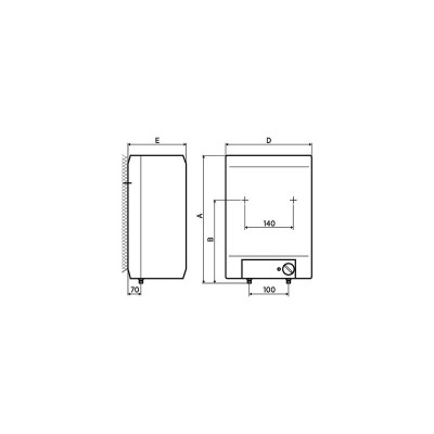 Ohřívač vody MORA BTOM 10 N - B Ohřívač vody MORA BTOM 10 N - B