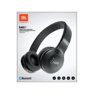Bezdrátová Bluetooth sluchátka JBL E45BT, černá - B Bezdrátová Bluetooth sluchátka JBL E45BT, černá - B