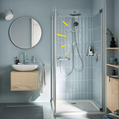 Sprchová sada GROHE Vitalo Start 250, rozteč otvorů: 62 cm, typ trysky: Rain, SmartRain, Jet, chrom - A Sprchová sada GROHE Vitalo Start 250, rozteč otvorů: 62 cm, typ trysky: Rain, SmartRain, Jet, chrom - A