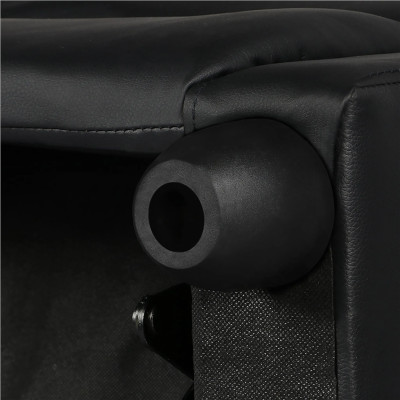 Černé polohovací křeslo 614490 black, 87 x 61,5 x 99 cm - B Černé polohovací křeslo 614490 black, 87 x 61,5 x 99 cm - B